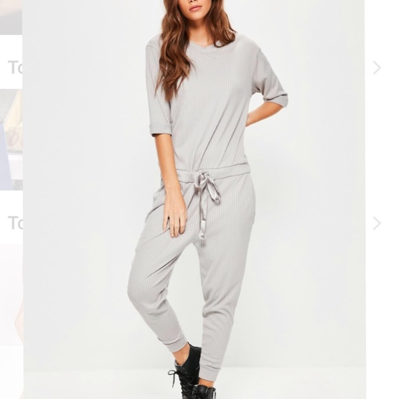 Missguided Pants - MISSGUIDED RIBBED SLOUCHY JUMPSUIT🖤